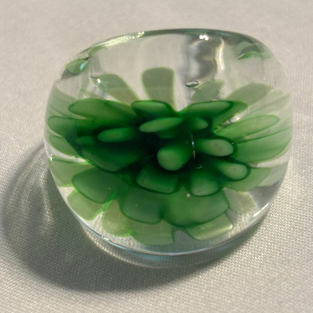 Murano Glass Ring - Size 8.5